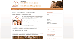 Desktop Screenshot of hausarztpraxis-gallus.de